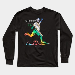 soccer Long Sleeve T-Shirt